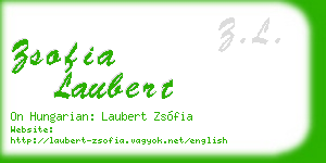 zsofia laubert business card